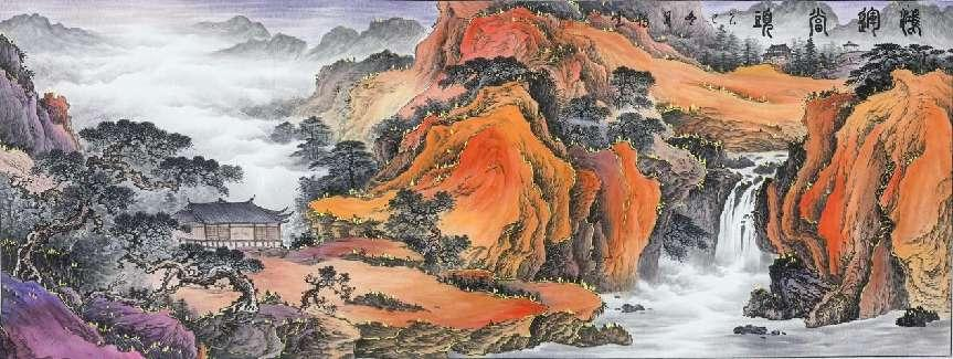 傅抱石嫡传张腾云：国画投资收藏的蓝筹股(图9)